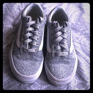 Sparkle girl vans
